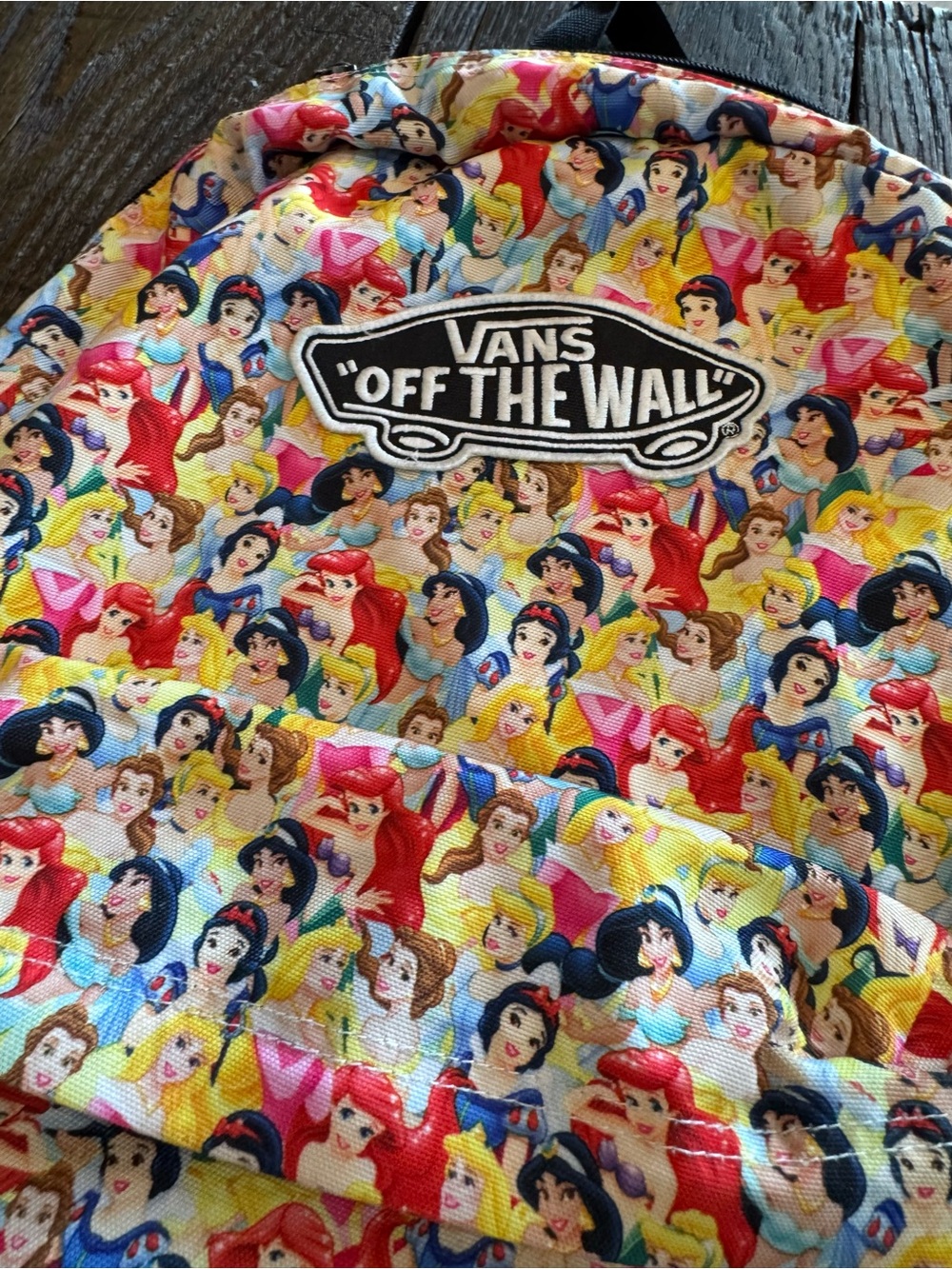 Vans Disney Princess Backpack - Ariel, Belle, Snow White, Cinderella, Jasmine - Picture 2 of 14